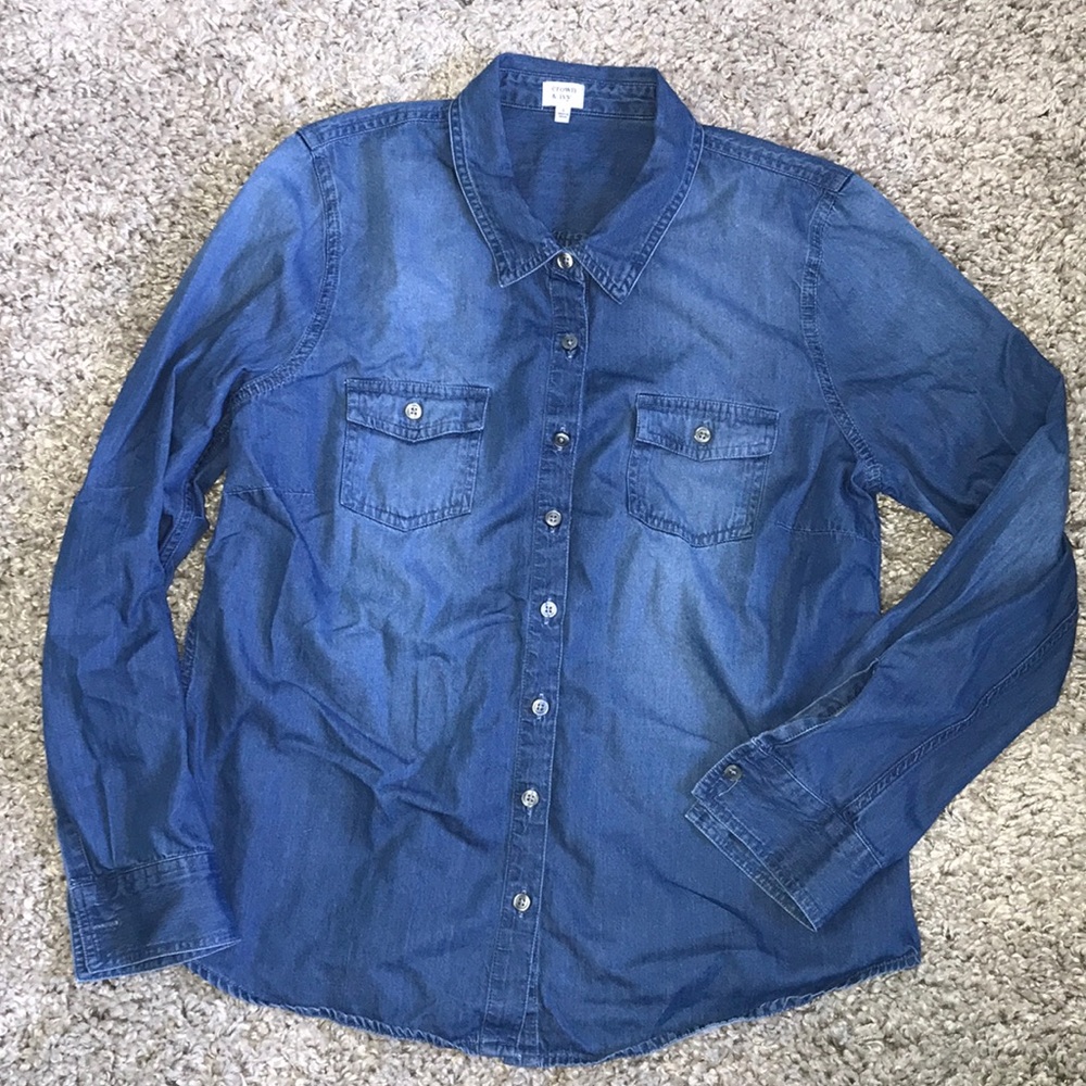 Long sleeve Chambray shirt